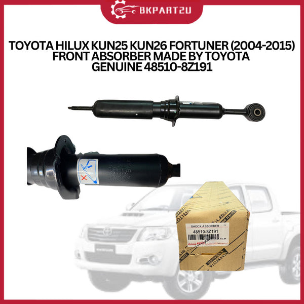 TOYOTA HILUX KUN25 KUN26 FORTUNER (2004-2015) FRONT ABSORBER MADE BY TOYOTA GENUINE 48510-8Z191