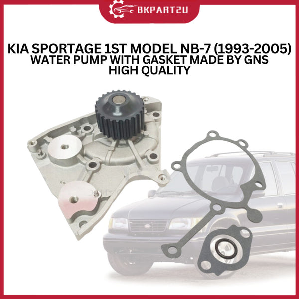 KIA SPORTAGE 1ST MODEL NB-7 (1993-2005) WATER PUMP WITH GASKET BARND NEW GNS