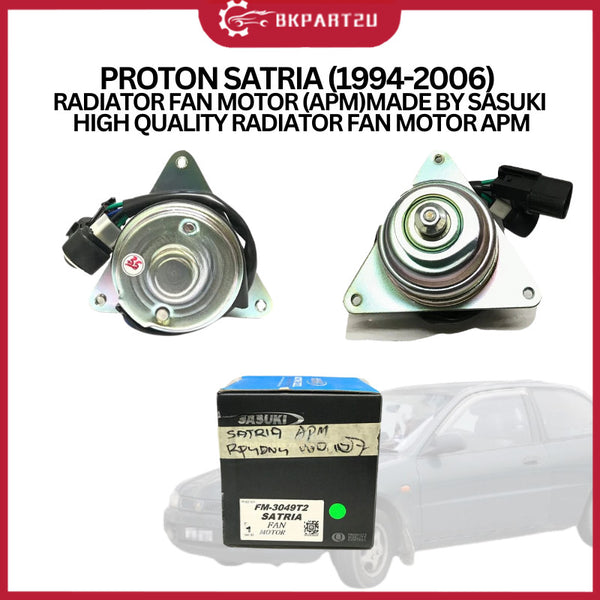 PROTON SATRIA (1994-2006) RADIATOR FAN MOTOR (APM)MADE BY SASUKI HIGH QUALITY RADIATOR FAN MOTOR APM 3 MONTH WARRANTY