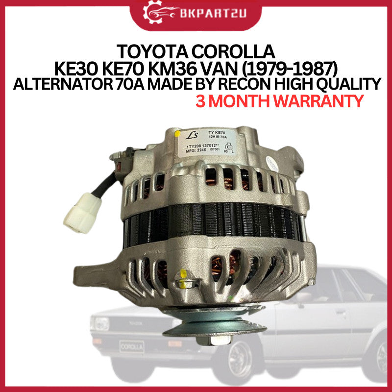 Km36 Radiator TOYOTA COROLLA KE30 KE70 KM36 VAN (1979-1987) ALTERNATOR 70A MADE BY R ...