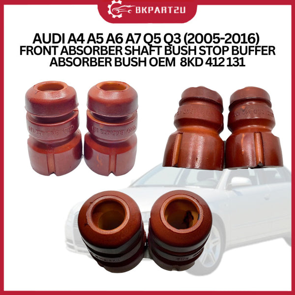 AUDI A4 A5 A6 A7 Q5 Q3 (2005-2016) FRONT ABSORBER SHAFT BUSH STOP BUFFER  ABSORBER BUSH MADE BY OEM  8KD 412 131