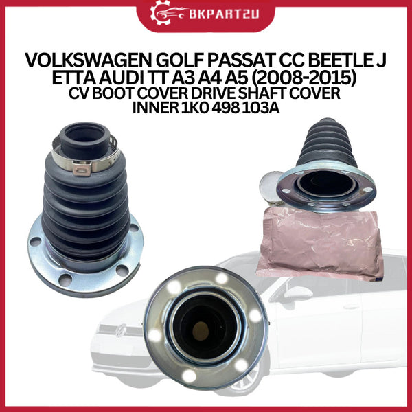 VOLKSWAGEN GOLF PASSAT CC BEETLE JETTA AUDI TT A3 A4 A5 (2008-2015) CV BOOT DRIVE SHAFT COVER INNER