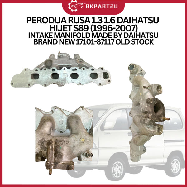 PERODUA RUSA 1.3 1.6 DAIHATSU HIJET S89 (1996-2007) INTAKE MANIFOLD MADE BY DAIHATSU BRAND NEW 17101-87117 OLD STOCK