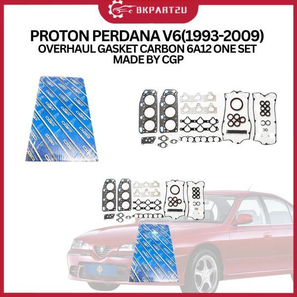 PROTON PERDANA V6(1993-2009) OVERHAUL GASKET CARBON 6A12 ONE SET MADE BY CGP