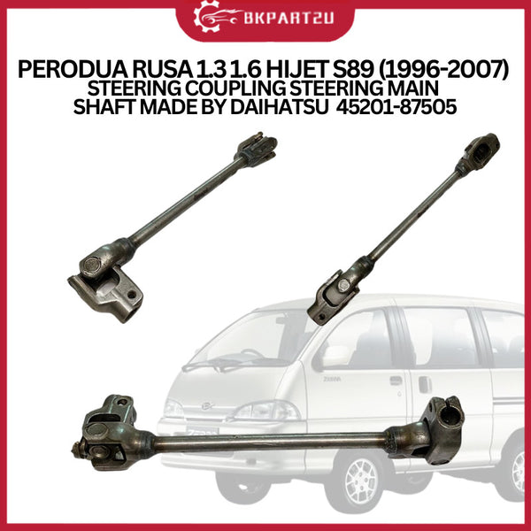 PERODUA RUSA 1.3 1.6 HIJET S89 (1996-2007) STEERING COUPLING STEERING MAIN SHAFT MADE BY DAIHATSU  45201-87505