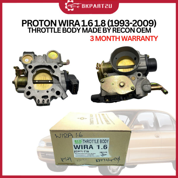 PROTON WIRA 1.6 1.8 (1993-2009) THROTTLE BODY MADE BY RECON OEM 3 MONTH WARRANTY