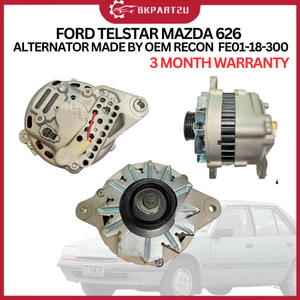 FORD TELSTAR MAZDA 626 (1983–1992) ALTERNATOR MADE BY OEM RECON 3 MONTH WARRANTY FE01-18-300