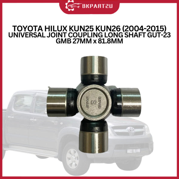 TOYOTA HILUX KUN25 KUN26 (2004-2015) UNIVERSAL JOINT COUPLING LONG SHAFT GUT-23 GMB 27MM x 81.8MM