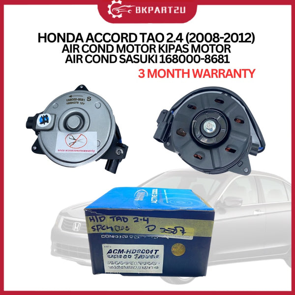 HONDA ACCORD TAO 2.4 (2008-2012) AIR COND MOTOR KIPAS MOTOR AIR COND SASUKI 168000-8681