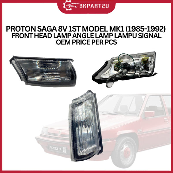 Proton Saga 8v 1st Model Mk1 (1985-1992) Front Head Lamp Signal Angle Lamp Lampu Signal Made By Oem Price Per Pcs