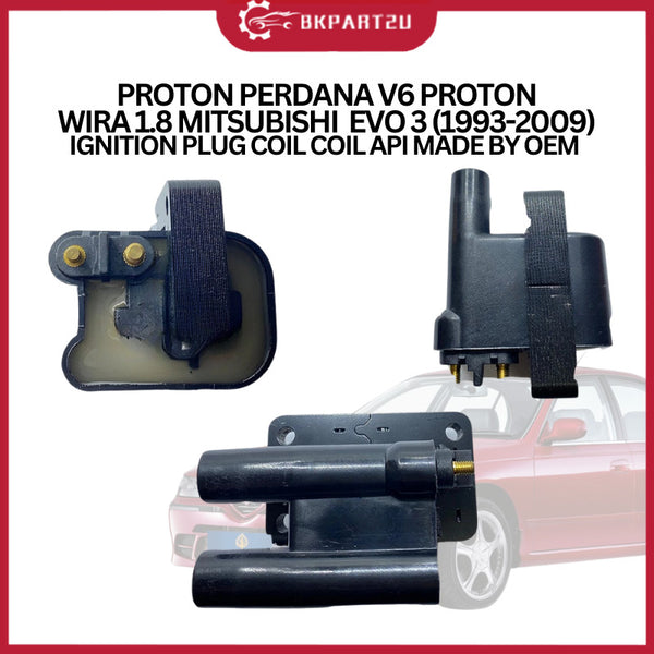 PROTON PERDANA V6 PROTON WIRA 1.8 MITSUBISHI  EVO 3 (1993-2009) IGNITION PLUG COIL COIL API MADE BY OEM 3 MONTH WARRANTY