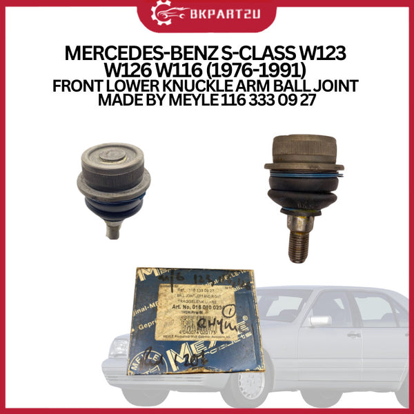 MERCEDES-BENZ S-CLASS W123 W126 W116 (1976-1991) FRONT LOWER KNUCKLE ARM BALL JOINT 116 333 09 27
