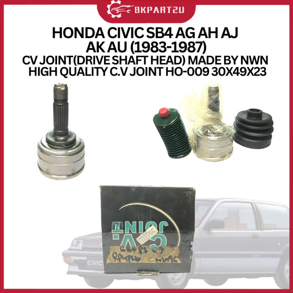 HONDA CIVIC SB4 AG AH AJ AK AU (1983-1987)CV JOINT(DRIVE SHAFT HEAD) MADE BY NWN  HIGH QUALITY C.V JOINT HO-009 30X49X23