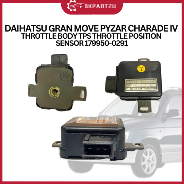 DAIHATSHU GRAN MOVE DAIHATSU PYZAR DAIHATSU CHARADE IV (1996-2002)THROTTLE BODY TPS THROTTLE POSITION SENSOR 179950-0291
