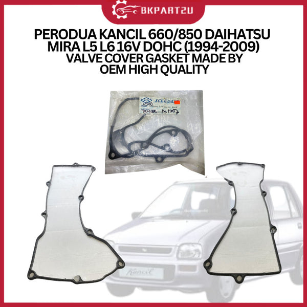PERODUA KANCIL 660/850 DAIHATSU MIRA L5 L6 16V DOHC (1994-2009) VALVE COVER GASKET MADE BY OEM HIGH QUALITY