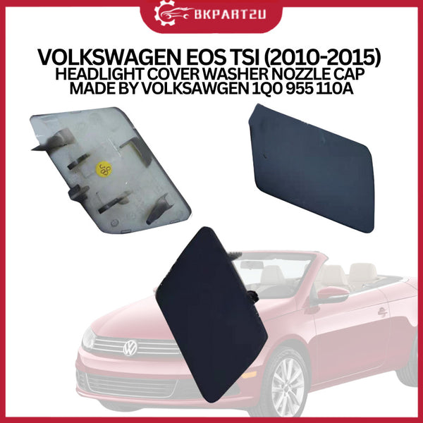 VOLKSWAGEN EOS TSI (2010-2015) HEADLIGHT COVER WASHER NOZZLE CAP ORIGINAL 1Q0 955 110A 1Q0 955 109A
