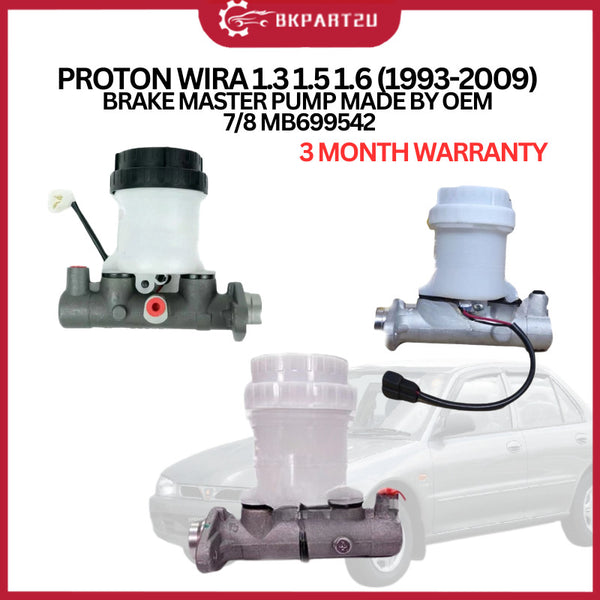 PROTON WIRA 1.3 1.5 1.6 (1993-2009) BRAKE MASTER PUMP MADE BY OEM 3 MONTH WARRANTY 7/8 MB699542