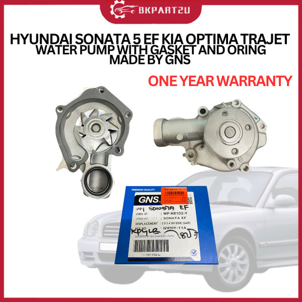 HYUNDAI SONATA 5 EF KIA OPTIMA TRAJET (1998-2004) WATER PUMP WITH GASKET AND ORING MADE BY GNS ONE YEAR WARRANTY