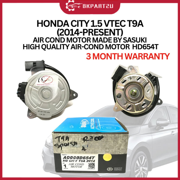 HONDA CITY 1.5 VTEC T9A (2014-PRESENT) AIR COND MOTOR MADE BY SASUKI HIGH QUALITY AIR-COND MOTOR 3 MONTH WARRANTY HD654T