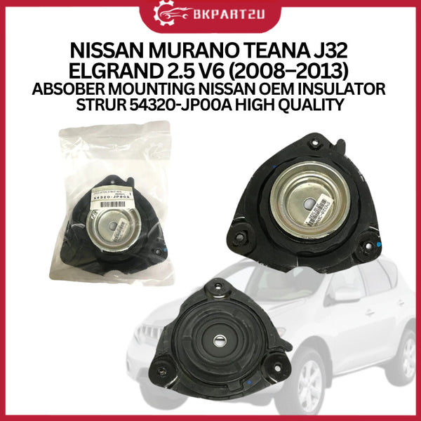 NISSAN MURANO TEANA J32 ELGRAND 2.5 V6 (2008–2013) ABSOBER MOUNTING NISSAN OEM INSULATOR STRUR 54320-JP00A HIGH QUALITY