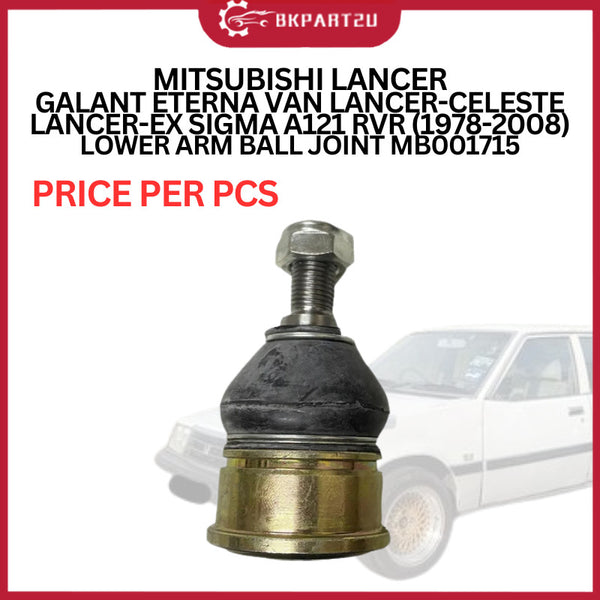 MITSUBISHI LANCER GALANT ETERNA VAN LANCER-CELESTE LANCER-EX SIGMA A121 RVR (1978-2008) LOWER ARM BALL JOINT MB001715