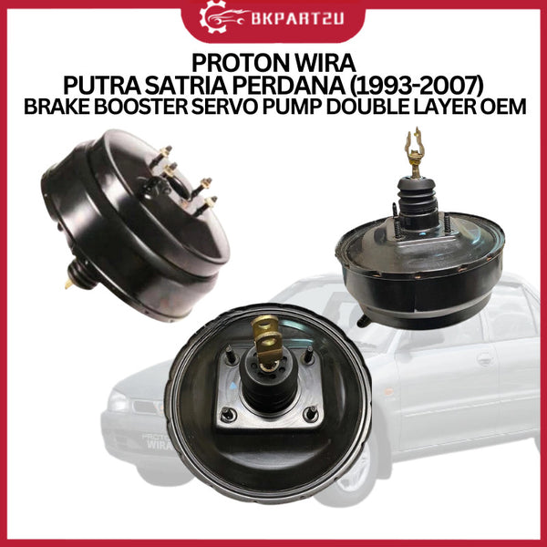 PROTON WIRA PUTRA SATRIA PERDANA (1993-2007) BRAKE BOOSTER SERVO PUMP DOUBLE LAYER OEM