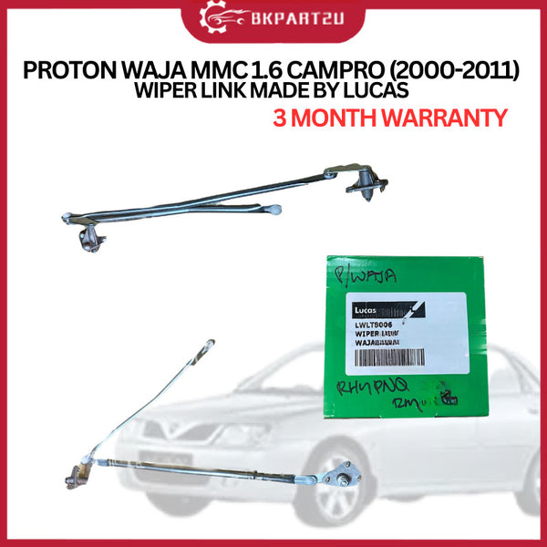 Proton Waja Mmc 1.6 Campro (2000-2011) Wiper Link Made By Lucas 3 Month Warranty
