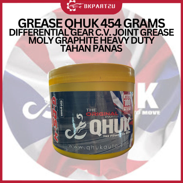 GREASE QHUK 454 GRAMS DIFFERENTIAL GEAR C.V. JOINT GREASE MOLY GRAPHITE HEAVY DUTY TAHAN PANAS