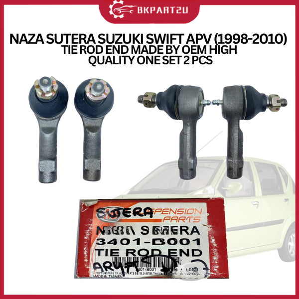 NAZA SUTERA SUZUKI SWIFT APV (1998-2010) TIE ROD END MADE BY OEM HIGH QUALITY ONE SET 2 PCS