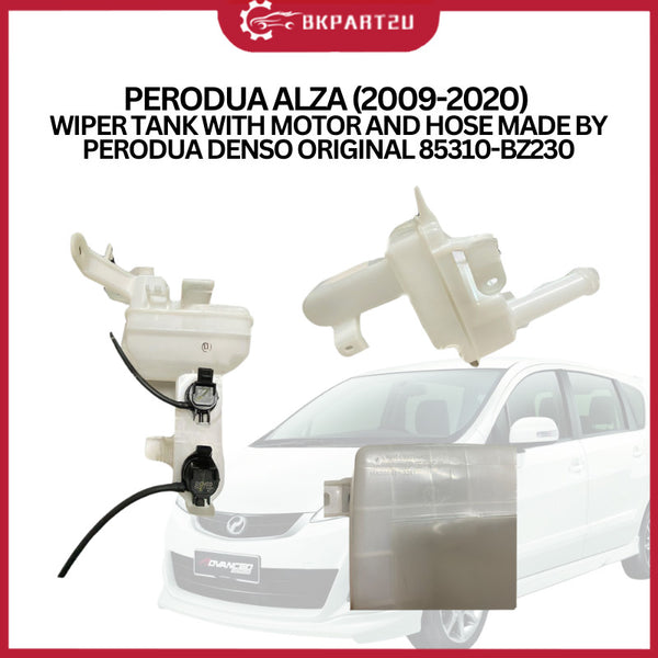 PERODUA ALZA (2009-2020) WIPER TANK WITH MOTOR AND HOSE MADE BY PERODUA DENSO ORIGINAL 85310-BZ230