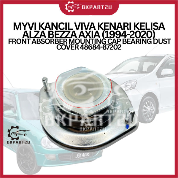 Myvi Kancil Viva Kenari Kelisa Alza Bezza Axia (1994-2020) Front Absorber Mounting Cap Bearing Dust Cover 48684-87202