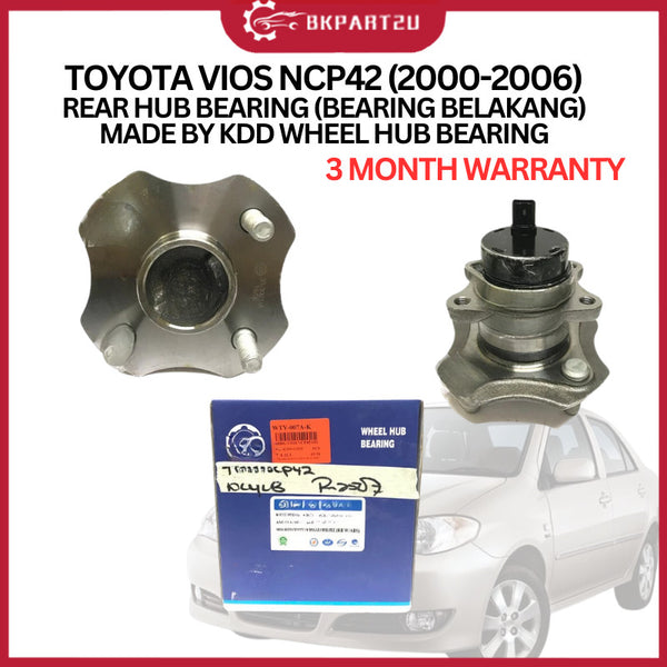 TOYOTA VIOS NCP42 (2000-2006) BELAKANG REAR WHEEL HUB BEARING OEM 3 MONTH WARRANTY