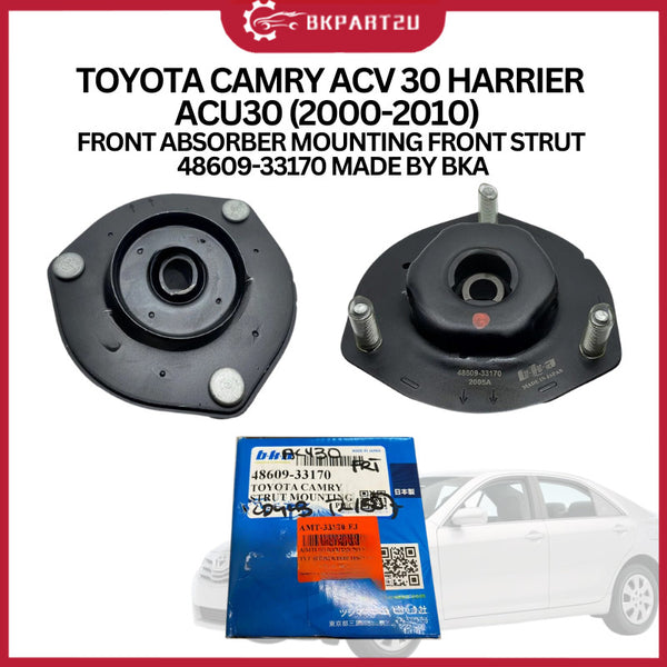 TOYOTA CAMRY ACV 30 HARRIER ACU30 (2000-2010)  FRONT ABSORBER MOUNTING FRONT STRUT 48609-33170 MADE BY BKA
