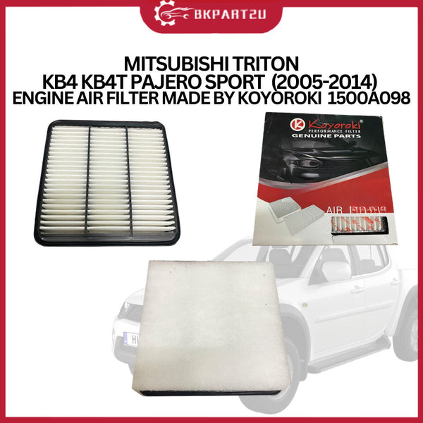 MITSUBISHI TRITON KB4 KB4T  PAJERO SPORT  (2005-2014) ENGINE AIR FILTER MADE BY KOYOROKI  1500A098