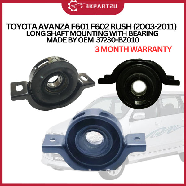 TOYOTA AVANZA F601 F602 RUSH (2003-2011)  LONG SHAFT MOUNTING WITH BEARING MADE BY OEM 3 MONTH WARRATNTY 37230-BZ010