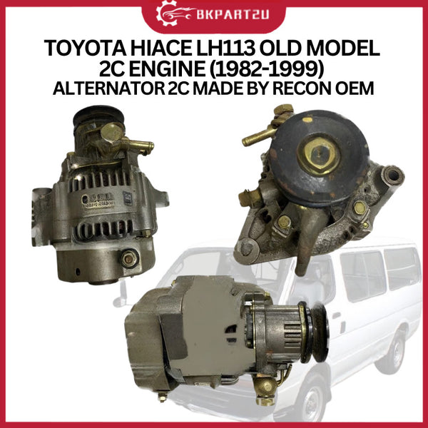 TOYOTA HIACE LH113 OLD MODEL 2C ENGINE (1982-1999) ALTERNATOR 2C MADE BY RECON OEM