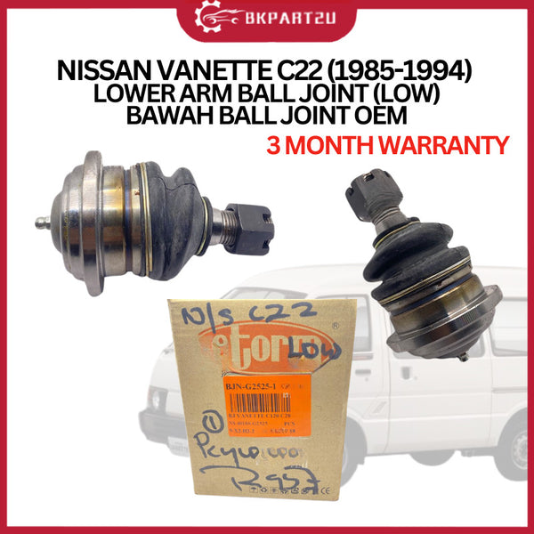 Nissan Vanette C22 (1985-1994) Lower Arm Ball Joint (Low) Bawah Ball Joint Oem 3 Month Warranty