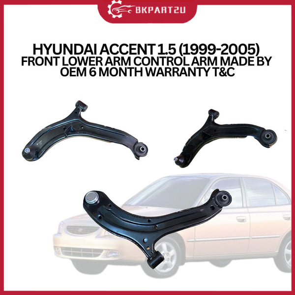HYUNDAI ACCENT 1.5 (1999-2005) FRONT LOWER ARM CONTROL ARM MADE BY OEM 6 MONTH WARRANTY T&C