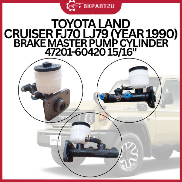 TOYOTA LAND CRUISER FJ70 LJ79 (YEAR 1990) BRAKE MASTER PUMP CYLINDER 47201-60420 15/16"