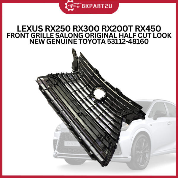 LEXUS RX250 RX300 RX200T RX450 FRONT GRILLE SALONG ORIGINAL HALF CUT LOOK NEW GENUINE TOYOTA 53112-48160
