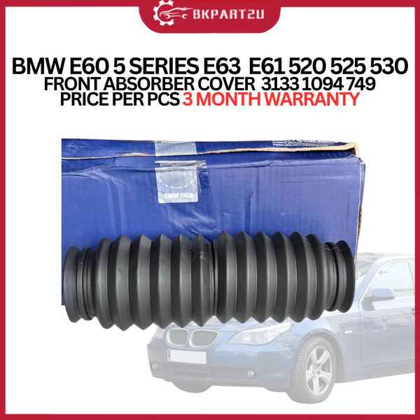 BMW E60 5 SERIES E63  E61 520 525 530 FRONT ABSORBER COVER  3133 1094 749 PRICE PER PCS 3 MONTH WARRANTY