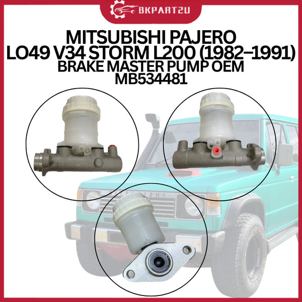 MITSUBISHI PAJERO L049 V34 STORM L200 (1982–1991) BRAKE MASTER PUMP OEM 3 MONTH WARRANTY MB534481