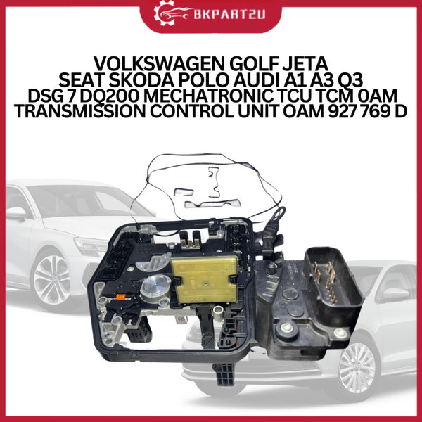 VOLKSWAGEN GOLF JETTA SEAT SKODA POLO AUDI A3 Q3 DSG 7 DQ200 MECHATRONIC TCU TCM TRANSMISSION CONTROL UNIT OAM 927 769 D