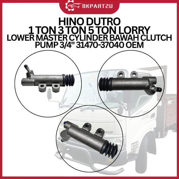 HINO DUTRO 1TON 3TON 5TON LORRY LOWER MASTER CYLINDER BAWAH CLUTCH PUMP 3/4" 31470-37040 OEM