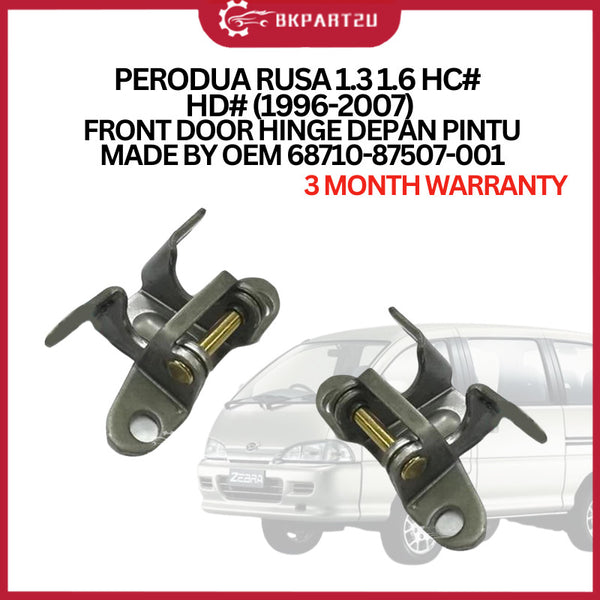 Perodua Rusa 1.3 1.6 Hc# Hd# (1996-2007) Front Door Hinge Depan Pintu Made By Oem 68710-87507-001