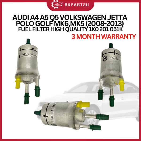AUDI A4 A5 Q5 VOLKSWAGEN JETTA POLO GOLF MK6,MK5 (2008-2013) FUEL FILTER HIGH QUALITY 1K0 201 051K