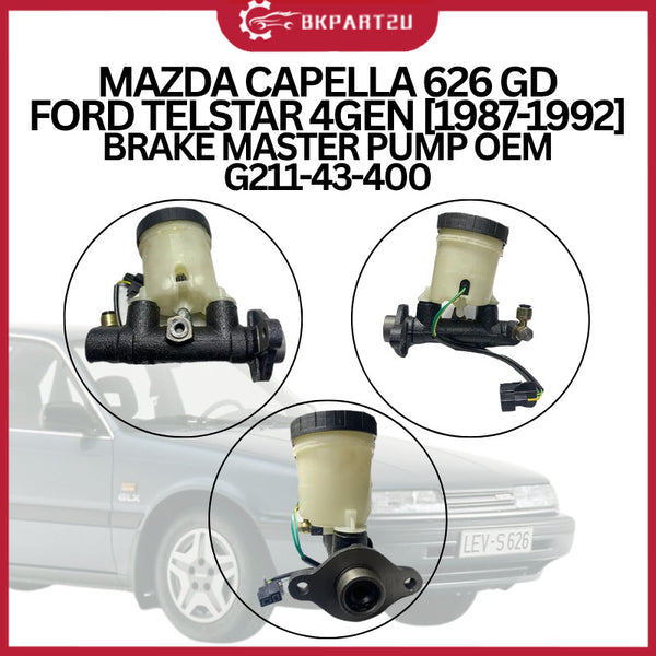 MAZDA CAPELLA 626 GD FORD TELSTAR 4GEN 1987-1992 BRAKE MASTER PUMP OEM 3 MONTH WARRANTY  G211-43-400
