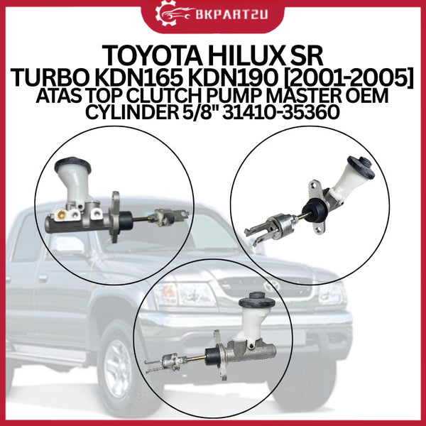 TOYOTA HILUX SR TURBO KDN165 KDN190 2001-2005 ATAS TOP CLUTCH PUMP MASTER CYLINDER 5/8'' 31410-35360