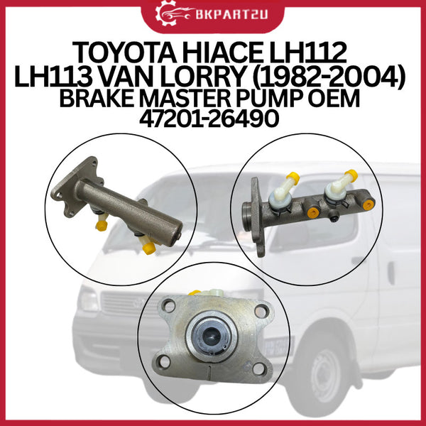 TOYOTA HIACE LH112 LH113 VAN LORRY (1982-2004) BRAKE MASTER PUMP OEM 3 MONTH WARRANTY 47201-26490