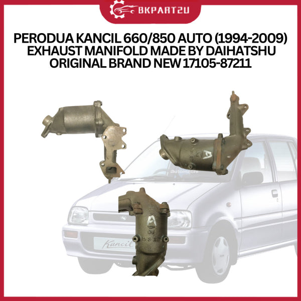 PERODUA KANCIL 660/850 AUTO (1994-2009) EXHAUST MANIFOLD MADE BY DAIHATSHU ORIGINAL BRAND NEW 17105-87211